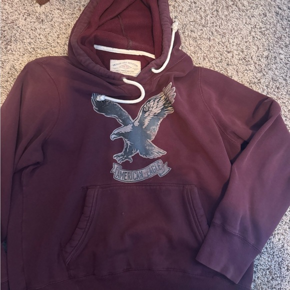 American Eagle Outfitters Other - American Eagle Outfitters Vintage Burgundy Hoodie